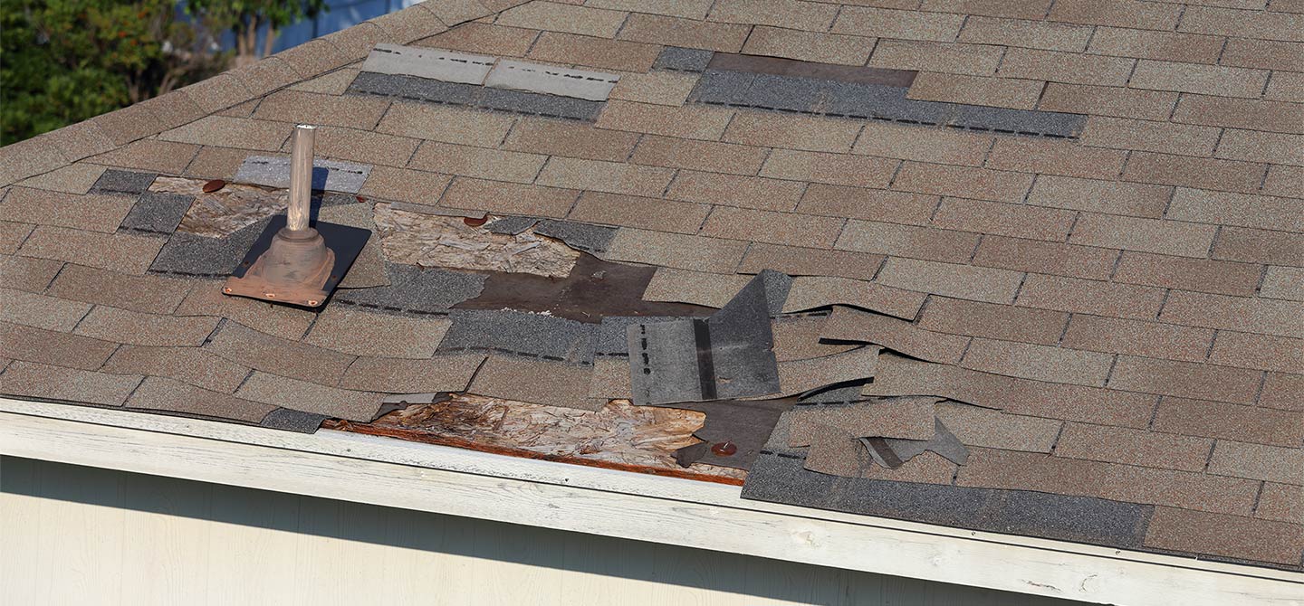 damage asphalt shingles high point nc